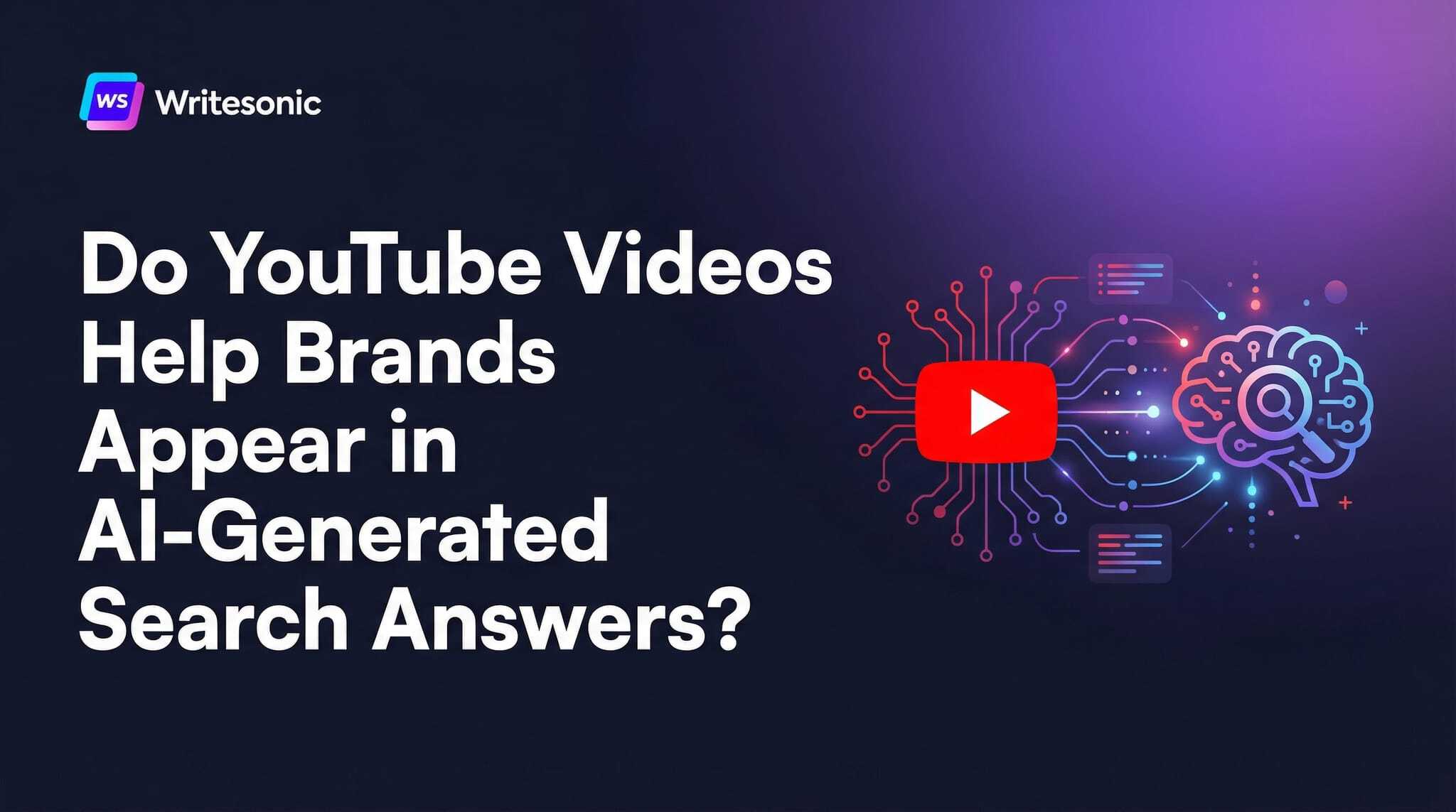 Do YouTube Videos Help Brands Appear in AI-Generated Search Answers?