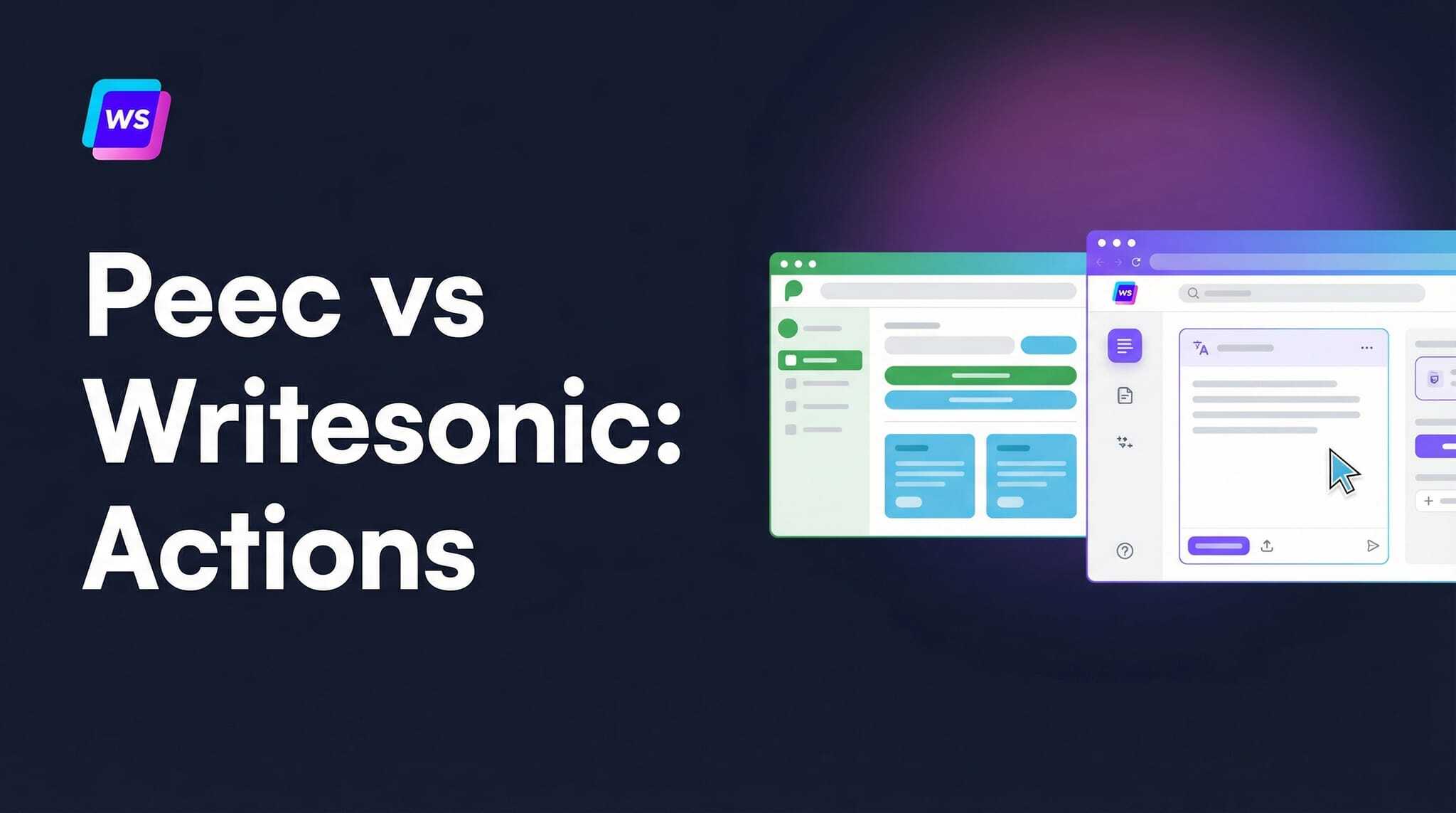 Peec AI Actions vs Writesonic Action Center: Which One Helps Improve AI Visibility?