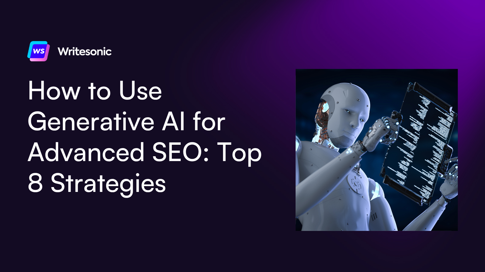 How to Use Generative AI for Advanced SEO: Top 8 Strategies