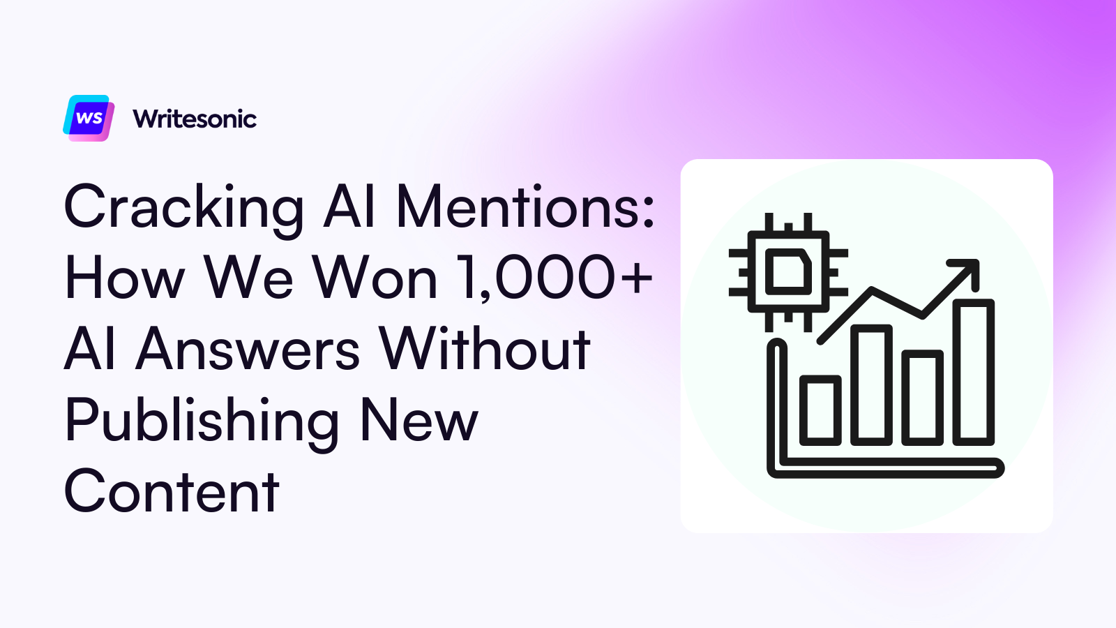 Cracking AI Mentions: How We Won 1,000+ AI Answers Without Publishing New Content