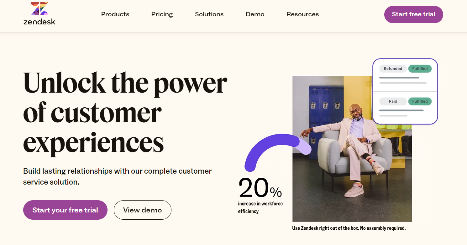Zendesk - Best Live Chat apps for Shopify