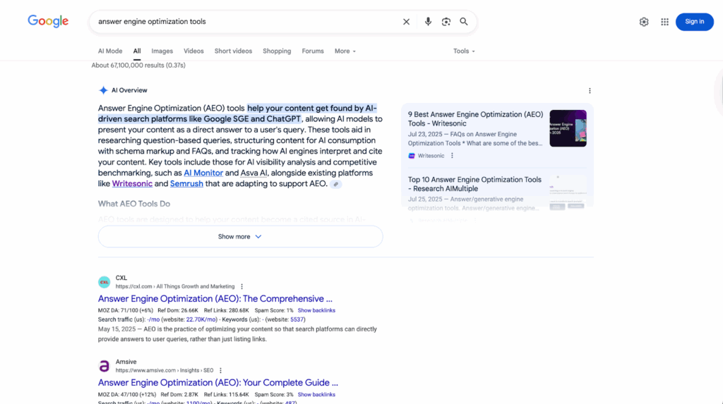 Google Search Results - What is Search Everywhere Optimization