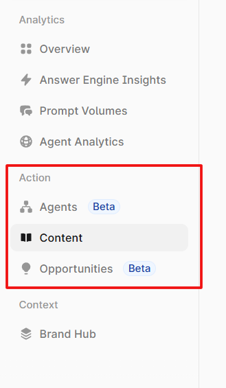 Profound Action Center