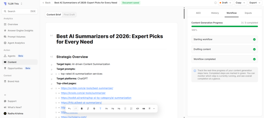 Profound Content Writer